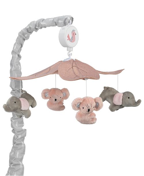 Lambs Ivy Calypso Koala And Elephant Musical Baby Crib Mobile