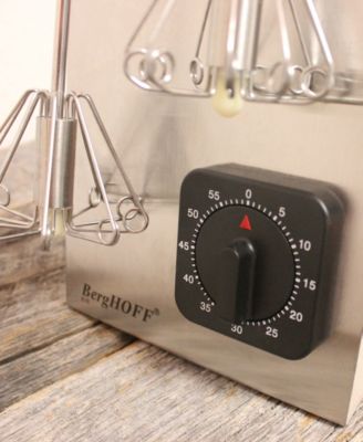 16.5" 18/10 Stainless Steel Whisk And Timer Set