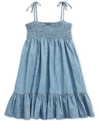 Polo Ralph Lauren - Toddler Girls Chambray Cotton Dress