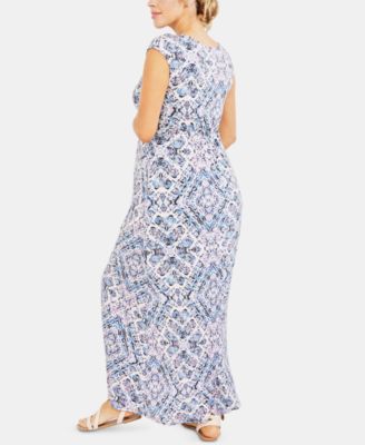 jessica simpson maternity maxi dress Jessica Simpson Maternity Printed Maxi Dress