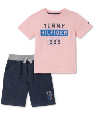 tommy hilfiger shorts and t shirt