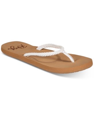 macys womens reef flip flops