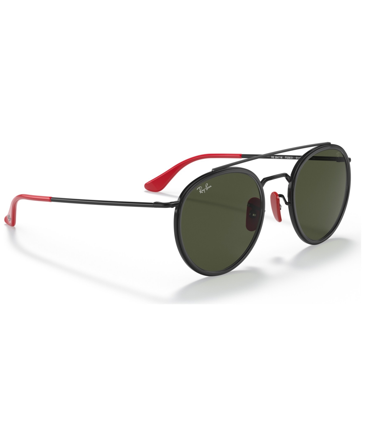 Shop Ray Ban Men's Sunglasses, Rb3647m Scuderia Ferrari Collection 51 In Black,green