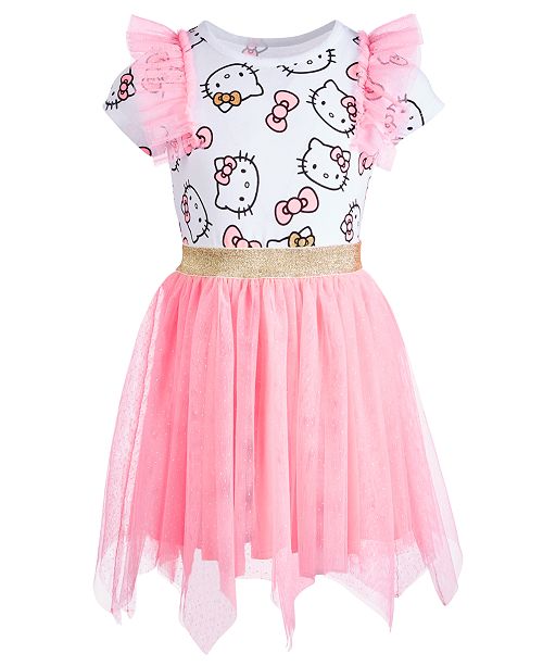 Hello Kitty Little Girls Handkerchief Hem Dress Created For Macy S