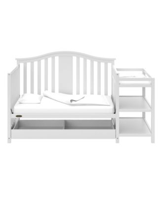 Solano 4-in-1 Convertible Crib & Changer with Drawer - Pebble Gray