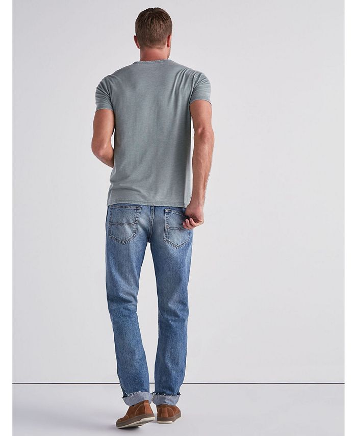 Lucky Brand Men's Classic Venice Burnout Notch T-Shirt - Macy's