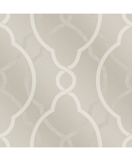 Brewster Home Fashions Sausalito Lattice Wallpaper 396 X 20 5