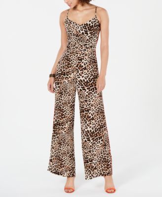 animal print jump suits