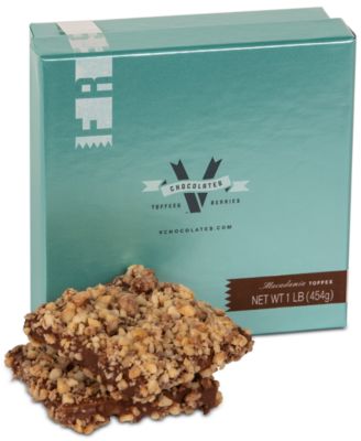 V Chocolates - 1-Lb Macadamia Toffee