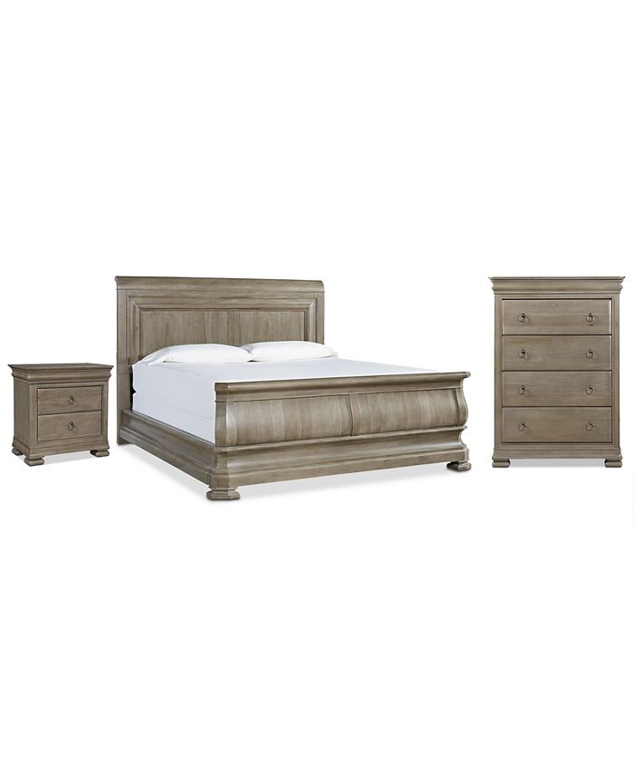 Furniture Reprise Driftwood Bedroom, Driftwood King Size Bed