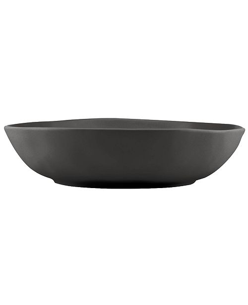 Donna Karan Lenox Dinnerware Casual Luxe Onyx Large Serving Bowl