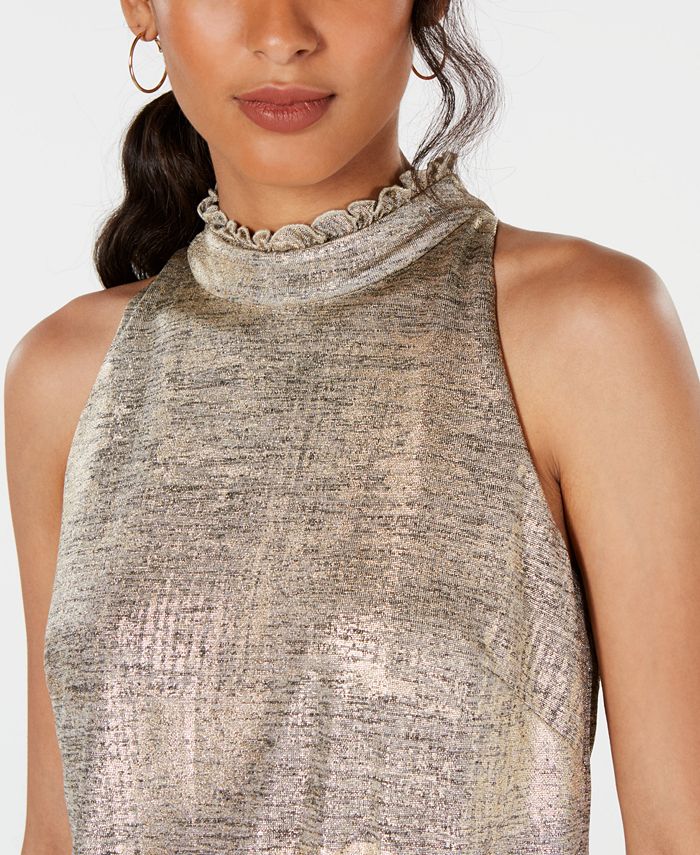 Vince Camuto Metallic Jumpsuit Macy s