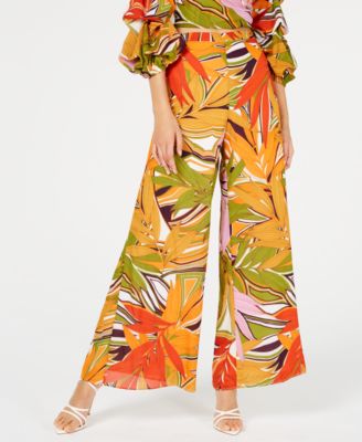 Royalty Clothing Brand - Printed Wide-Leg Pants