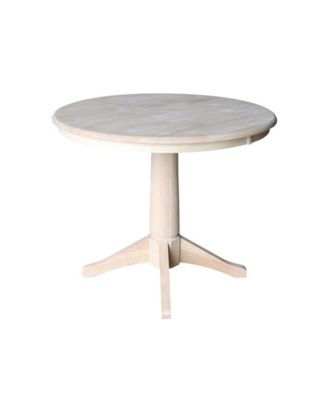 36" Round Top Pedestal Table - 28.9"H