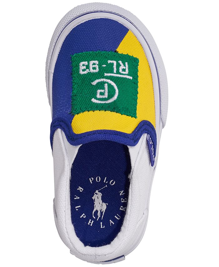 Polo Ralph Lauren Toddler Boys' Landyn Slip-On Casual Sneakers from ...