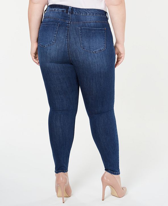 celebrity pink high rise ankle skinny