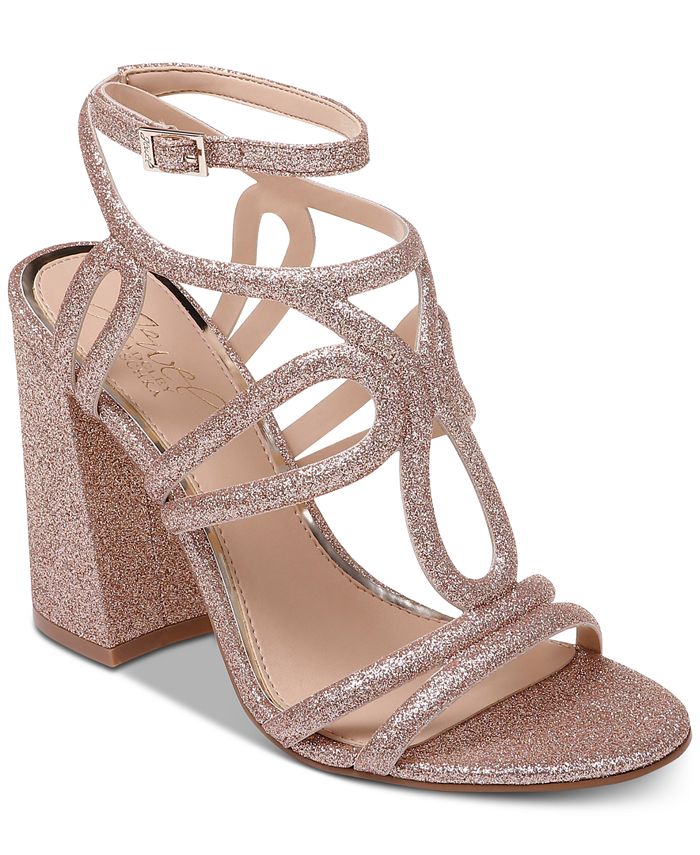 Jewel Badgley Mischka Shari Evening Sandals - Macy's