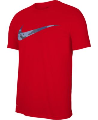 Nike Men's Dry Print-Logo Training T-Shirt - Macy's