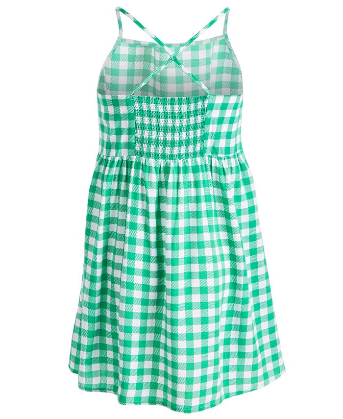 Epic Threads Toddler Girls Gingham-Print Ruffle Dress, Created for Macy ...