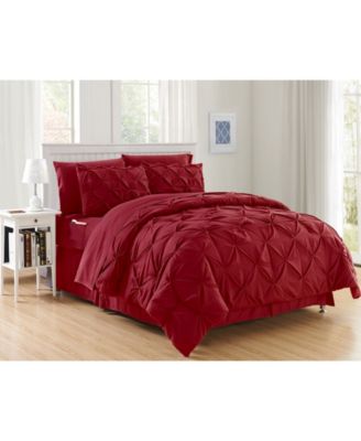 Pintuck 8-Pc. Comforter Set, Full/Queen
