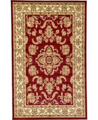 Photo 1 of Bayshore Home Passage Psg5 Red 5' x 8' Area Rug