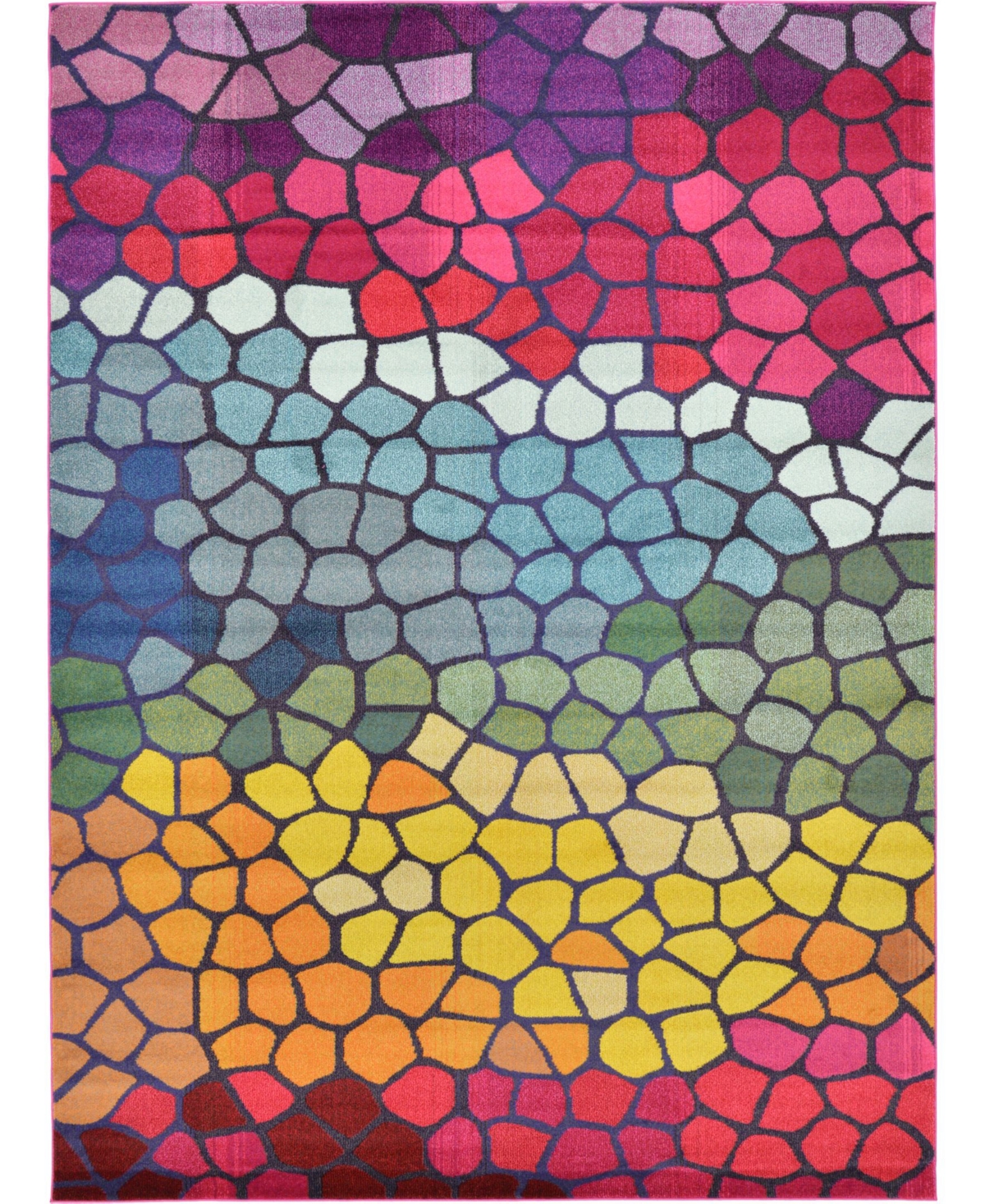 Bayshore Home Newwolf New2 Multi 8' x 11' Area Rug - Multi