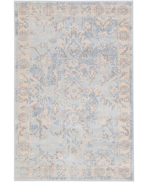 Global Rug Designs Global Rug Design Caan Can7 Light Blue Area Rug Collection Reviews Rugs Macy S