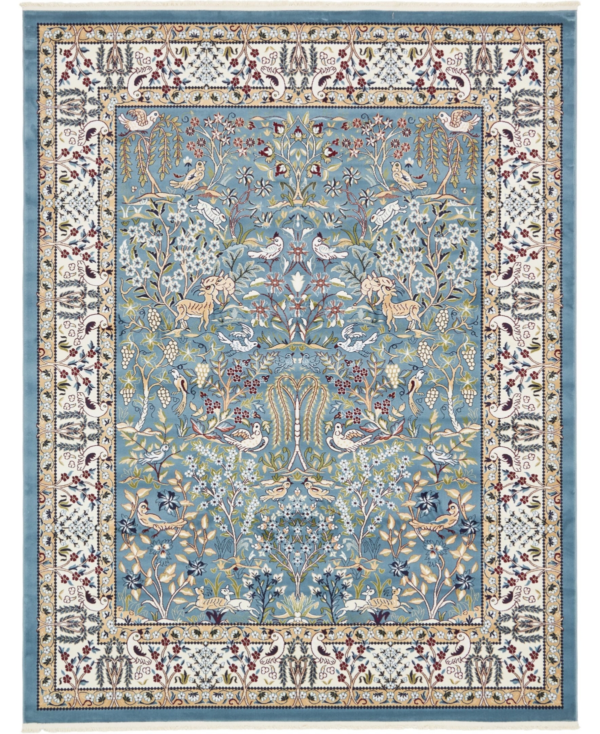 Bayshore Home Zara Zar7 8' x 10' Area Rug - Blue