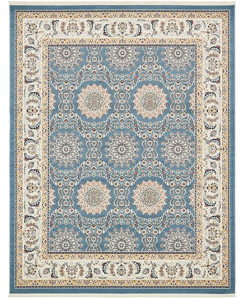 Bridgeport Home Zara Zar8 Blue 8 X 10 Area Rug Reviews Rugs Macy S