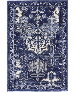Bridgeport Home Aldrose Ald1 Blue 2' 2in x 3' Area Rug