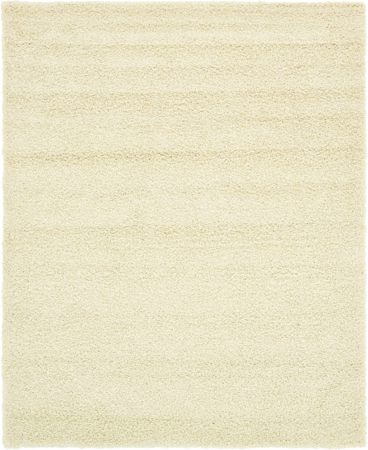 Bayshore Home Exact Shag Exs1 8' x 10' Area Rug - Pure Ivory