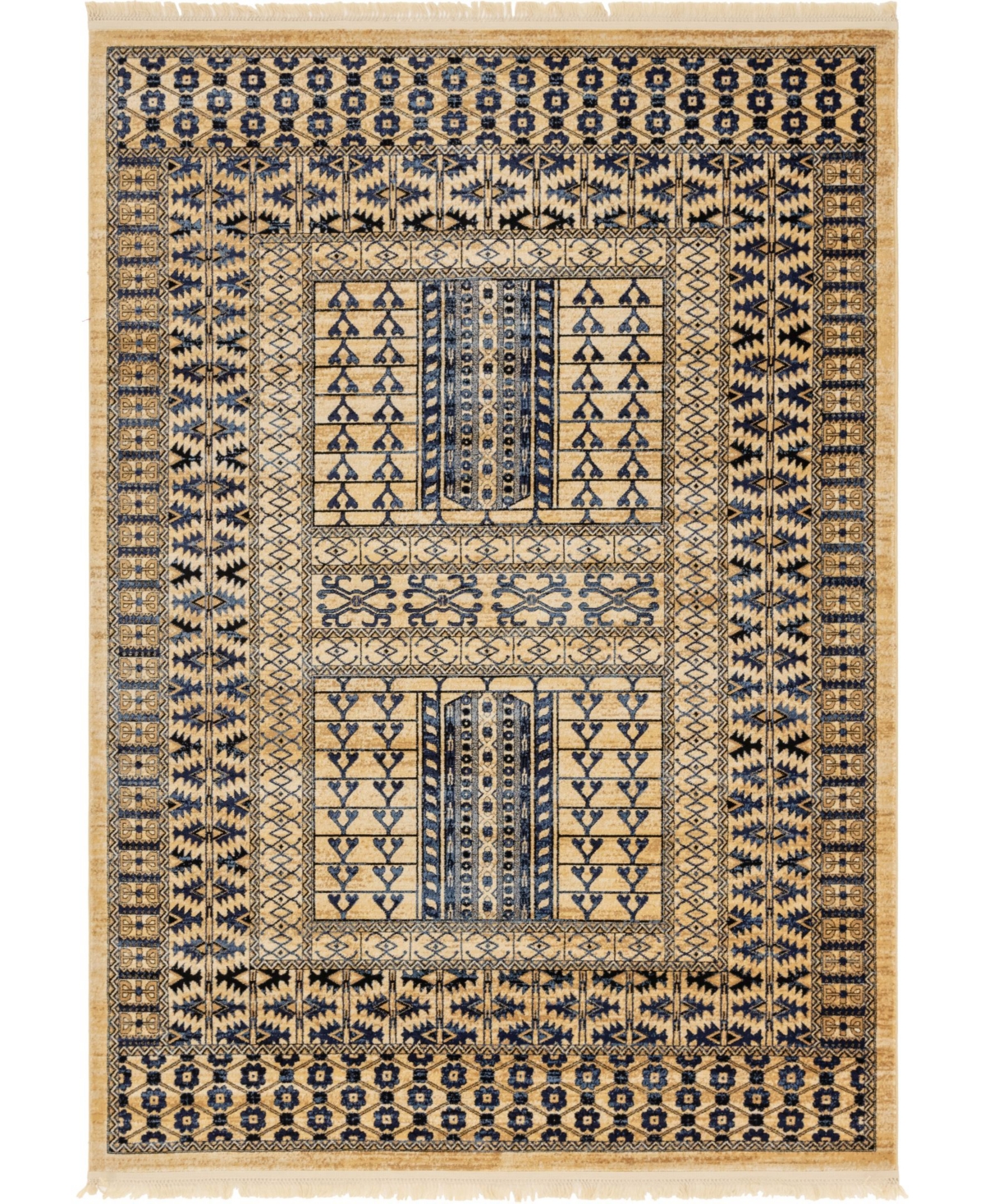 Bayshore Home Borough Bor4 7' x 10' Area Rug - Beige