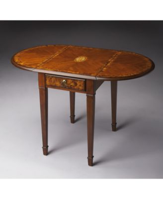 Butler Glenvw Burl Pembroke Table