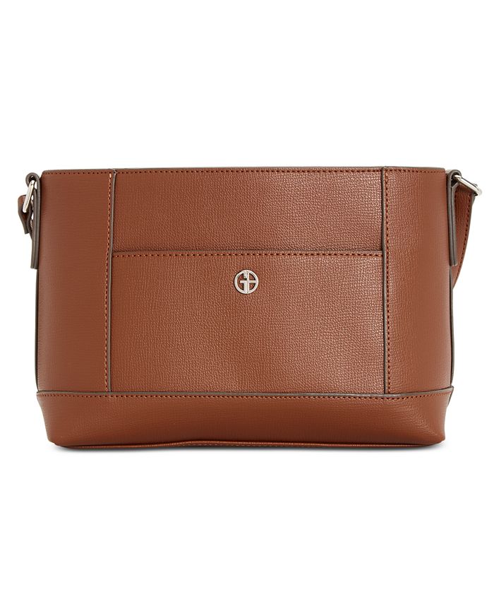 Giani Bernini Saffiano Flower Crossbody, Created for Macy's Macy's