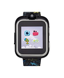PlayZoom Kids Smartwatch with Black Planes Printed Strap