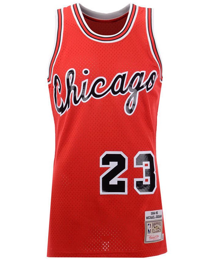 Mitchell & Ness Men's Michael Jordan Chicago Bulls Authentic Jersey ...
