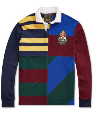 Polo Ralph Lauren Men's Rugby Patchwork Classic Fit Polo