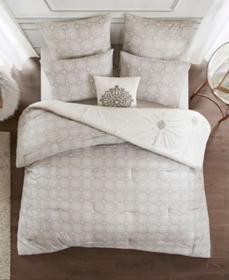 Malia Embroidered 6-Pc. Comforter Set, King/California King