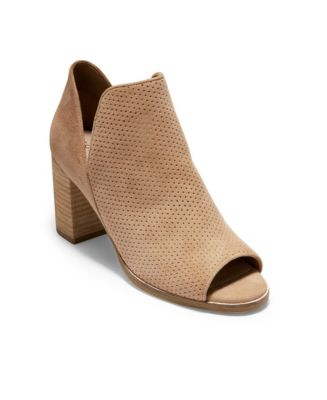 Cole haan shiloh 2025 open toe bootie