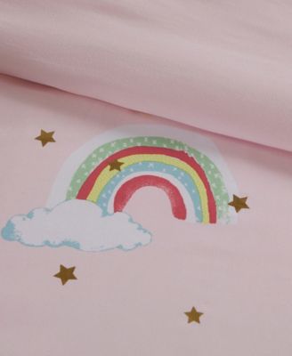 Alicia Rainbow Metallic Stars 8-Pc. Comforter Set, Full