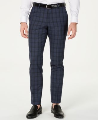 hugo boss plaid pants