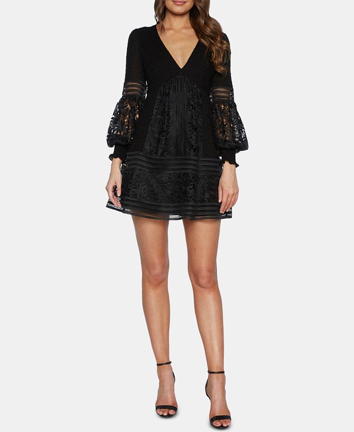 Bardot lace v neck dress sale