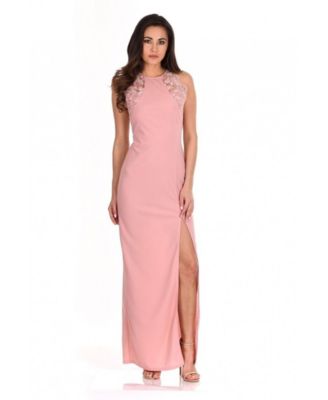 ax paris notch front maxi dress