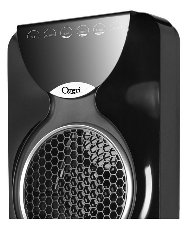 Ozeri 44” 3x Tower Fan with Bluetooth and Passive Noise Reduction
