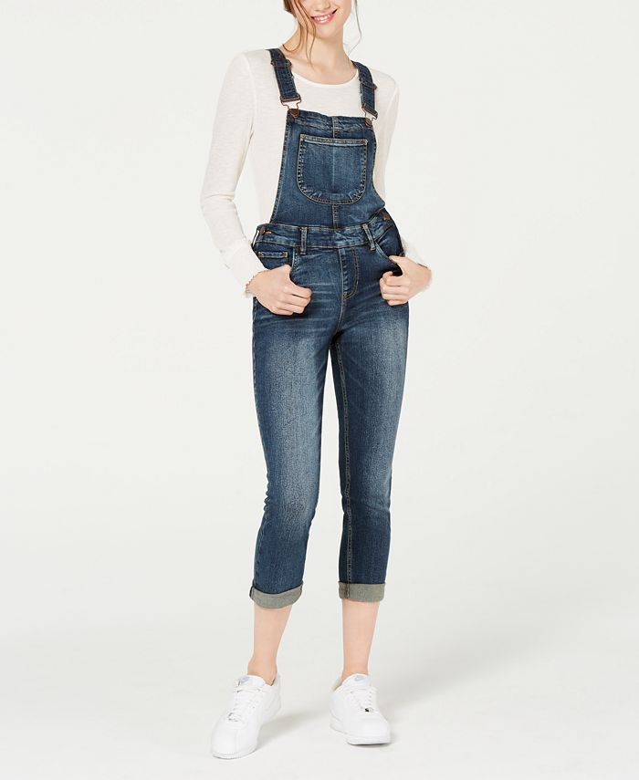 Dollhouse Juniors' Skinny Cropped Overalls & Reviews - Jeans - Juniors ...