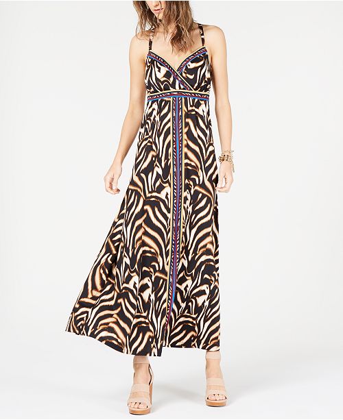 INC International Concepts INC Tiger Stripe Maxi Dress, Created for Macy&#39;s & Reviews - Dresses ...