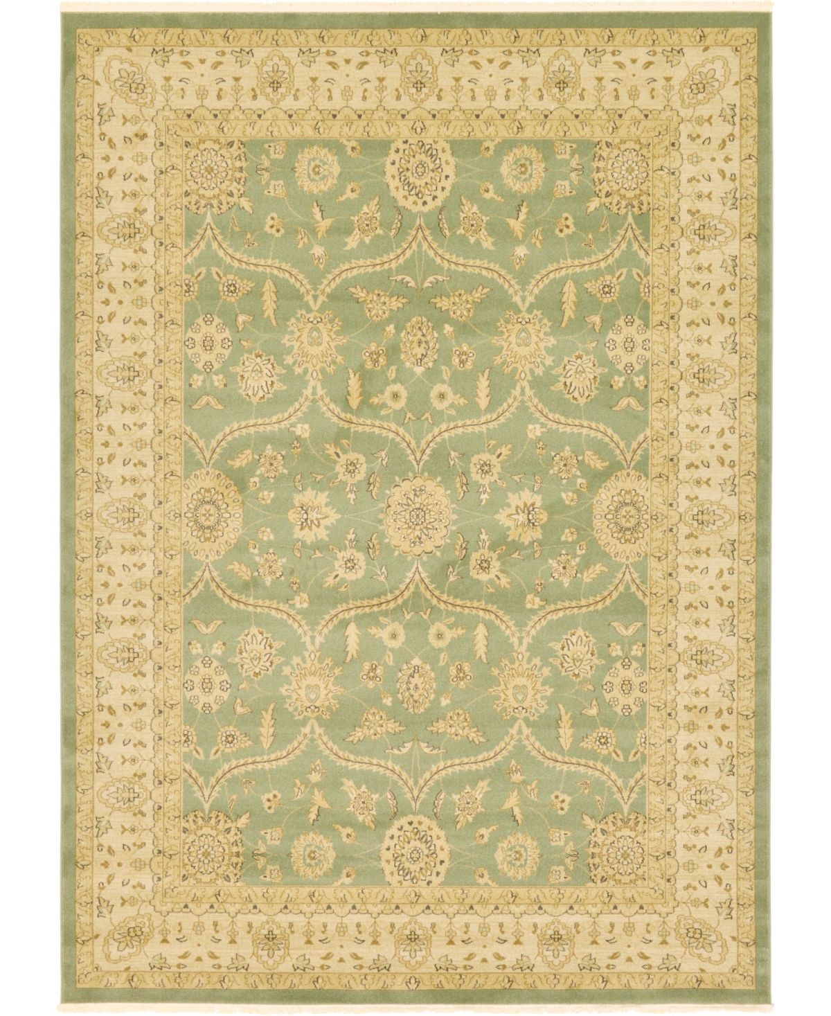Bayshore Home Orwyn Orw6 8' x 11' Area Rug - Light Green