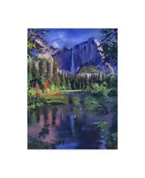 Trademark Global David Lloyd Glover 'yosemite Falls' Canvas Art In Multi