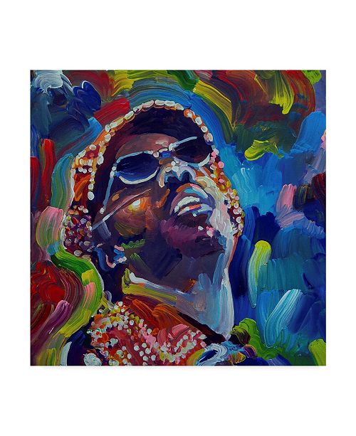Trademark Global Howie Green 'Stevie Wonder' Canvas Art - 18