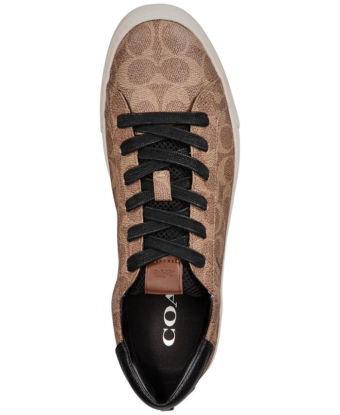 coach c126 low top sneaker black